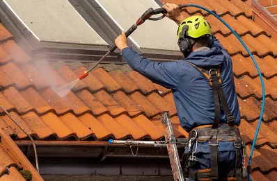Démoussage et hydrofuge de toiture à Pécy